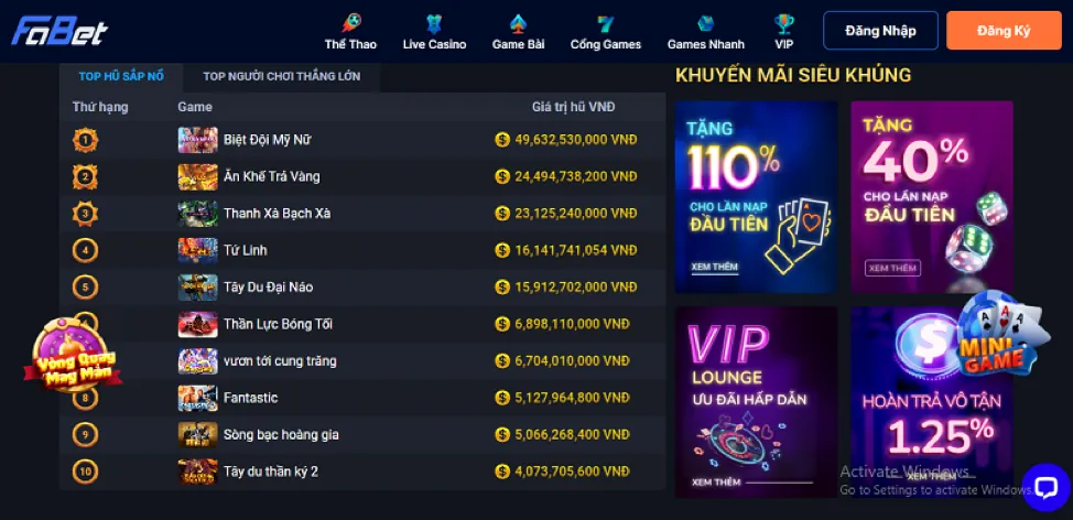 Hoàn Trả Hấp Dẫn 333666v